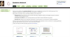 Desktop Screenshot of gestation.net